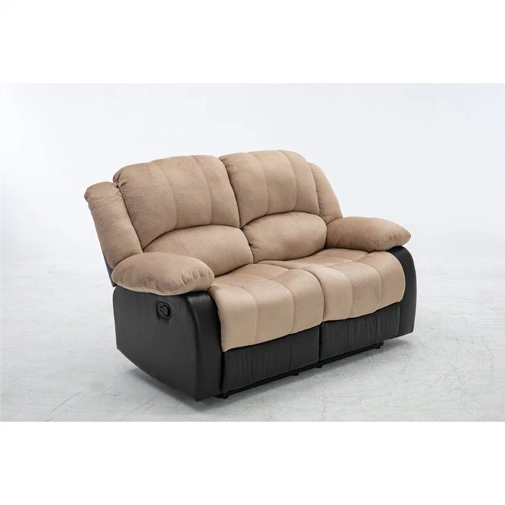 Sofa Tempat Tidur Boleh Laras Kulit Fabrik PU