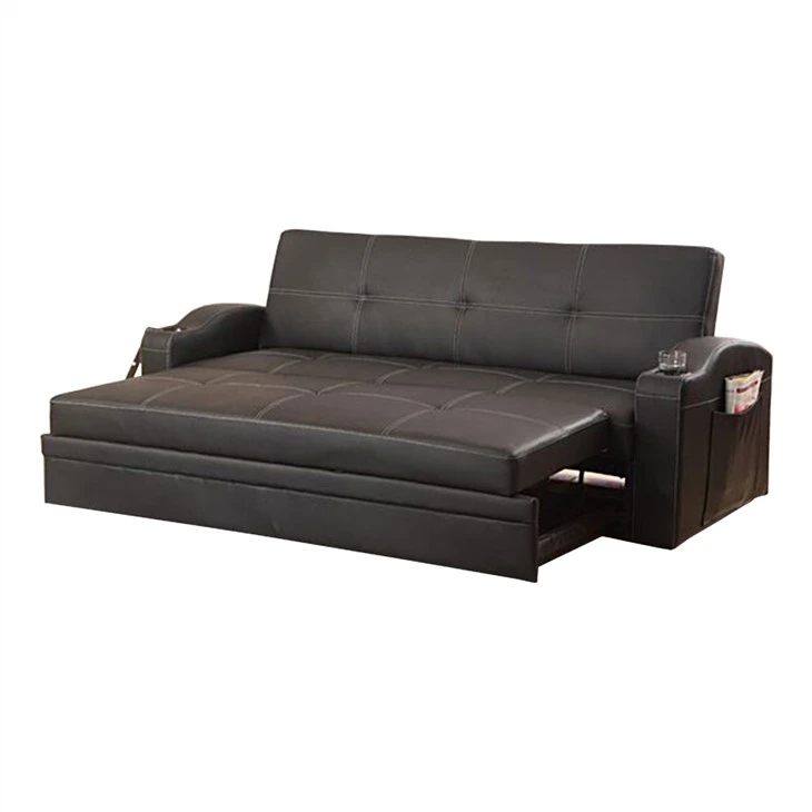 Katil Sofa Boleh Lipat Kulit PU