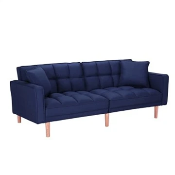 Sofa Boleh Tukar Lembut Dan Selesa dalam Linen Biru
