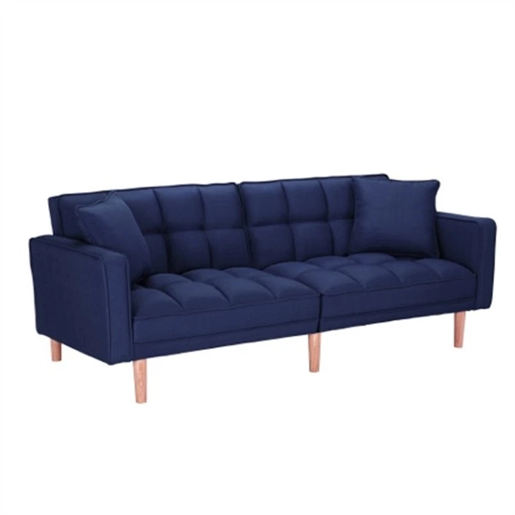 Sofa Boleh Tukar Lembut Dan Selesa dalam Linen Biru